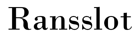 Ransslot